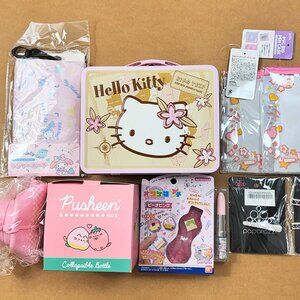 Hello Kitty Pusheen Kawaii Cute Girly Stationery Crafts Accessories Lot